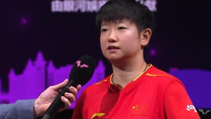 kaiyun sports-孙颖莎：前两局在摸索，后面打得更清楚，希望全力以赴打好每一场