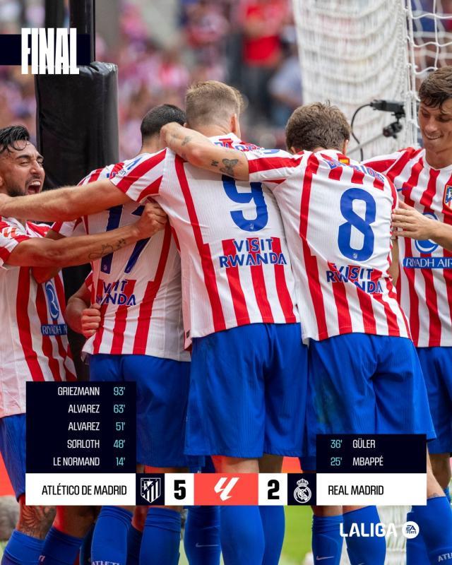 开云在线-【西甲】马竞5比2皇马，小蜘蛛点球任意球梅开二度